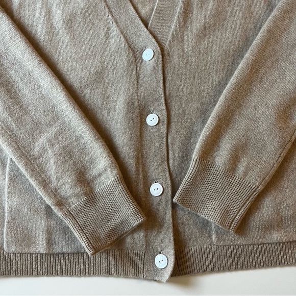 NWT J.Crew Cashmere Patch-pocket Cardigan Sweater - Heather Stone - Picture 8 of 8